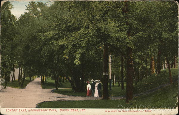Lovers' Lane, Springbrook Park South Bend Indiana