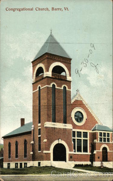 Congregational Church Barre Vermont