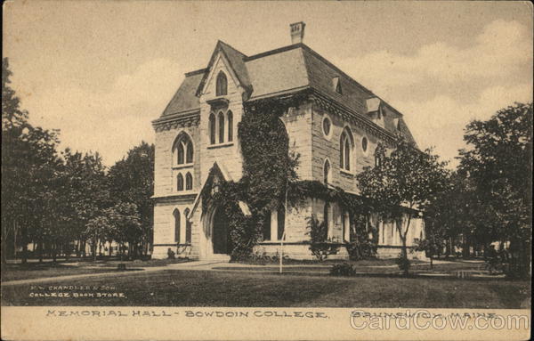 Memorial Hall-Bowdoin College Brunswick Maine