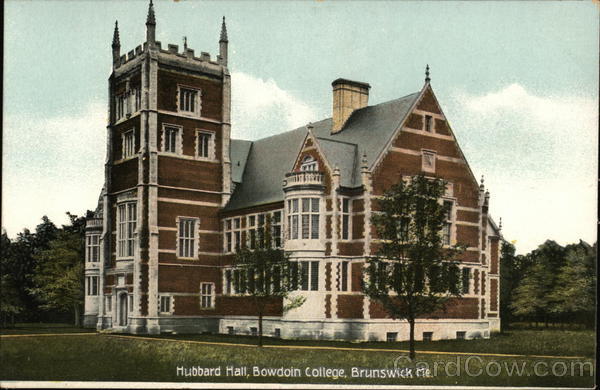 Hubbard Hall, Bowdoin College Brunswick Maine