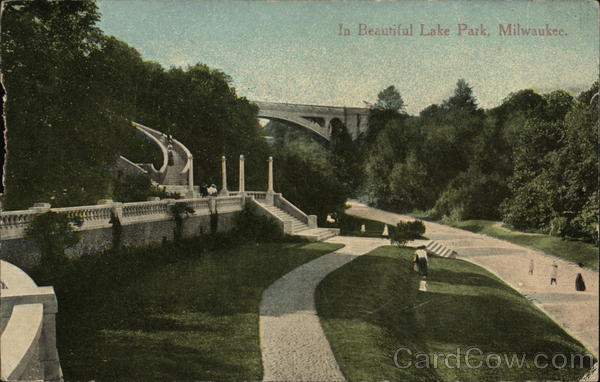 In Beautiful Lake Park Milwaukee Wisconsin