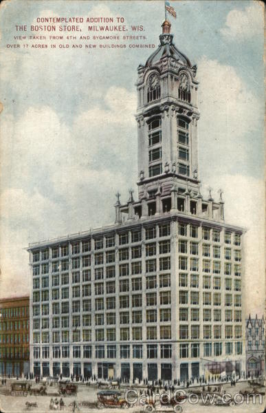 Contemplated Addition to The Boston Store Milwaukee Wisconsin