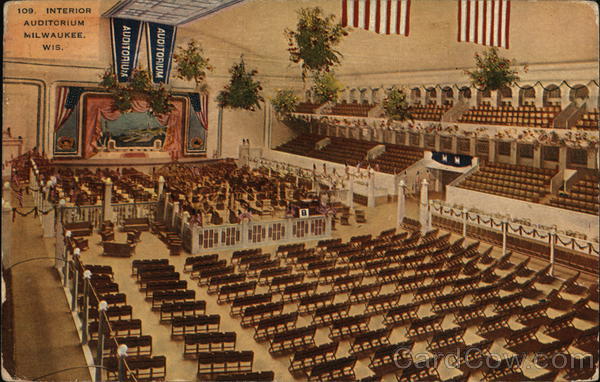 Interior Auditorium Milwaukee Wisconsin
