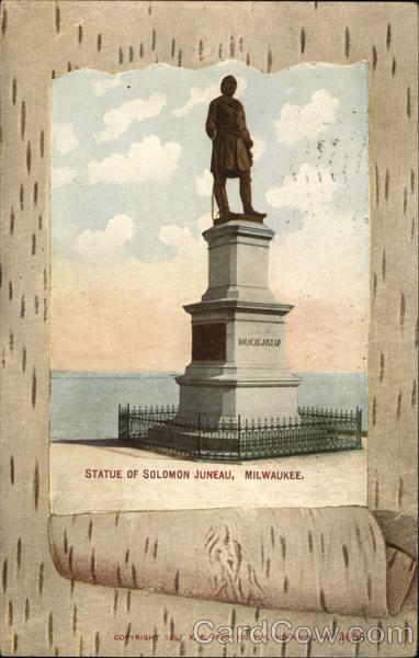 Statue of Solomon Juneau Milwaukee Wisconsin