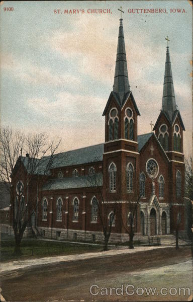 St. Mary's Church Guttenberg Iowa