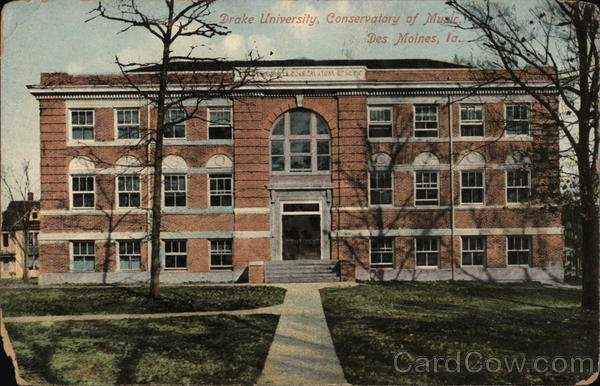 Drake University, Conservatory of Music Des Moines Iowa
