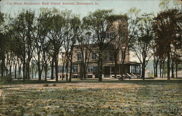 Cal Blunt Residence, Rock Island Arsenal Davenport Iowa