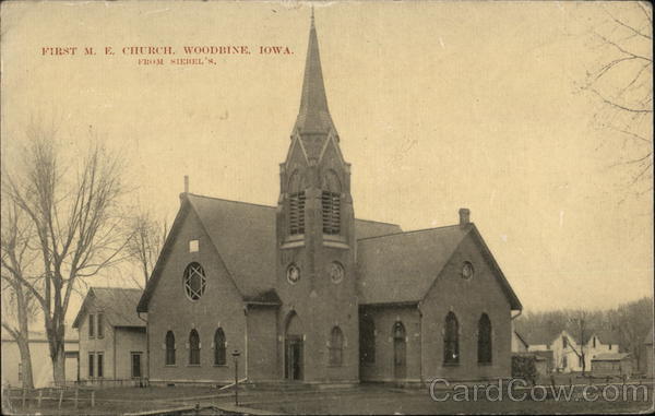 First M.E. Church, From Siebel's Woodbine Iowa
