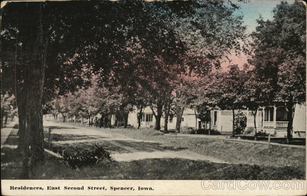 Residences, East Second Street Spencer Iowa