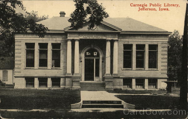Carnegie Public Library Jefferson Iowa