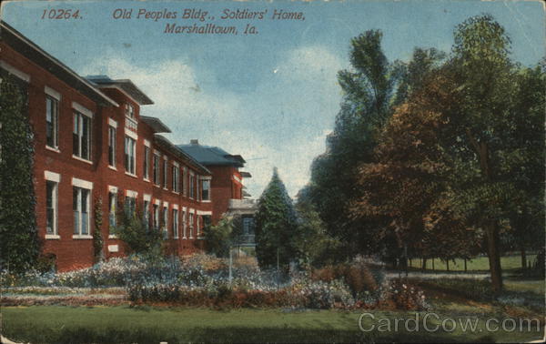 Old Peoples Bldg., Soldier's Home Marshalltown Iowa
