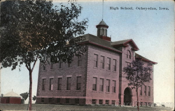 High School Ocheyedan Iowa