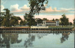 Boat House and Scene in Riverside Park Boat House and Scene in Riverside Park