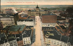 View West from Monument Top Indianapolis, IN Postcard Postcard Postcard
