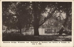 Memorial Bridge Postcard