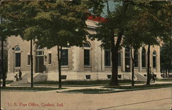 United States Post Office Goshen, IN Postcard Postcard Postcard