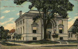 Public Library Postcard