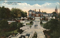 The Irwin Home and Gardens Postcard