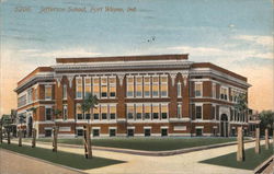 Jefferson School Fort Wayne, IN Postcard Postcard Postcard