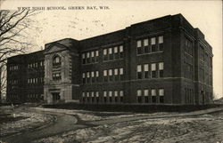 West High School Green Bay, WI Postcard Postcard 