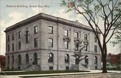 Federal Building Green Bay, WI Postcard Postcard Postcard