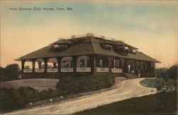 York Country Club House Maine Postcard Postcard Postcard