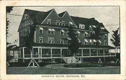 Bridgton House Maine Postcard Postcard Postcard