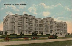 Washington High School Milwaukee, WI Postcard Postcard Postcard