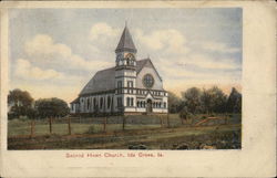 Sacred Heart Church Ida Grove, IA Postcard Postcard Postcard