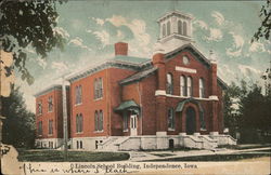 Lincoln School Building Postcard