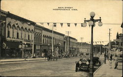 Main Street Independence, IA Postcard Postcard Postcard