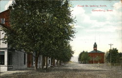 Front Street, Looking North Guttenberg, IA Postcard Postcard Postcard
