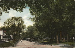 Third Street Looking West From Broadway Fort Madison, IA Postcard Postcard Postcard