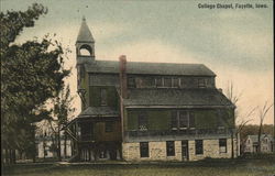 College Chapel Fayette, IA Postcard Postcard 