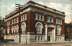 Davenport Commercial Club Iowa Postcard Postcard Postcard