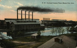 N.W. Portland Cement Plant Postcard