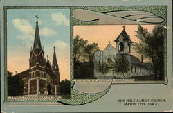 The Holy Family Church Mason City, IA Postcard Postcard Postcard