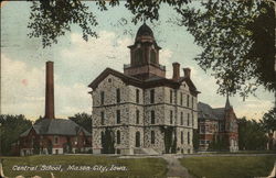 Central School Postcard