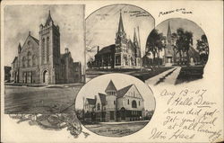 City Churches Postcard