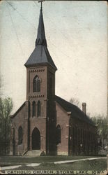 Catholic Church Storm Lake, IA Postcard Postcard Postcard