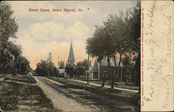 Street Scene Sioux Rapids, IA Postcard Postcard Postcard