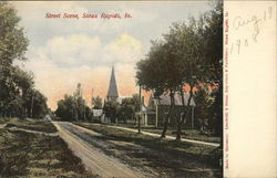 Street Scene Sioux Rapids, IA Postcard Postcard Postcard