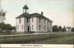 Public School Sheffield, IA Postcard Postcard Postcard