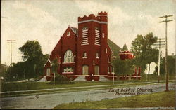 First Baptist Church Postcard