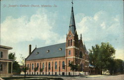 St. Joseph's Catholic Church Waterloo, IA Postcard Postcard Postcard