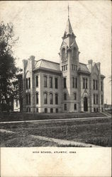 High School Atlantic, IA Postcard Postcard Postcard