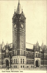 Court House Manchester, IA Postcard Postcard Postcard