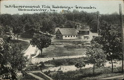 U.S. Government Fish Hatchery and Grounds Postcard