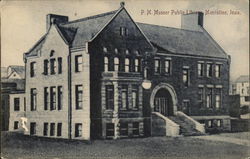 P.M. Musser Public Library Postcard