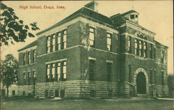 High School Osage, IA Postcard Postcard Postcard